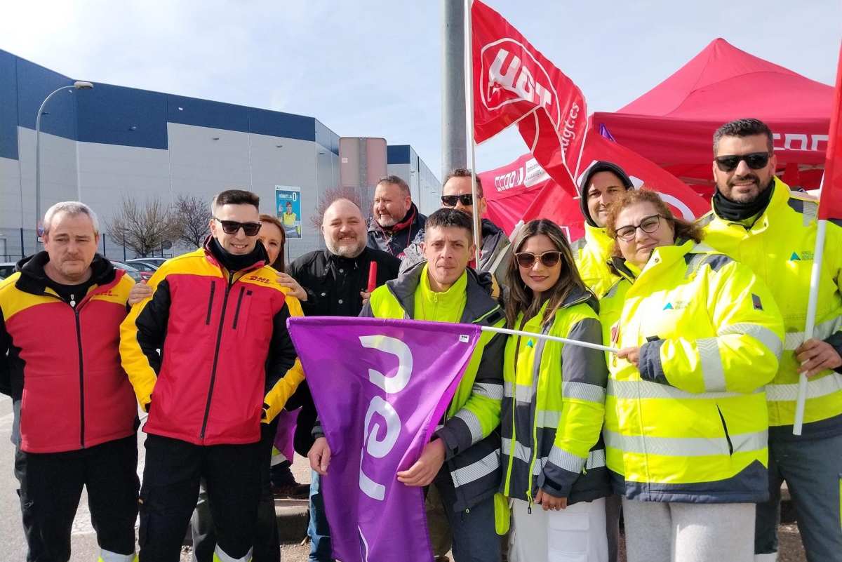 Trabajadores de Adeo Logistic Foto: UGT