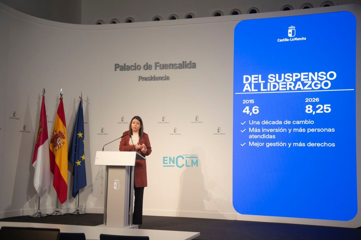 La consejera de Bienestar Social del Gobierno de Castilla-La Mancha. Foto: ENCLM/María Vital