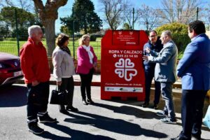 Presentación en Argés del nuevo contenedor.
