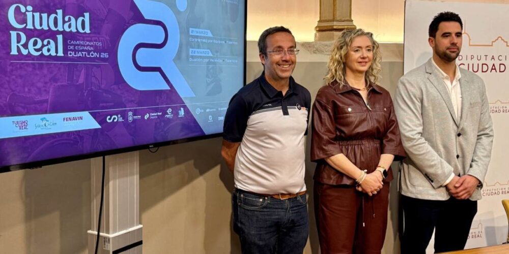 Presentación del Nacional de duatlón en Ciudad Real.