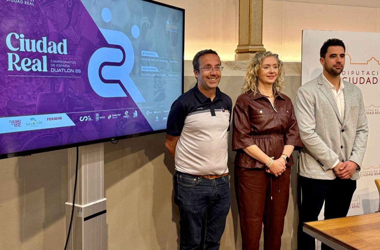 Presentación del Nacional de duatlón en Ciudad Real.