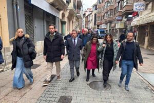 Page, en la campaña electoral del PSOE en Castilla y León.