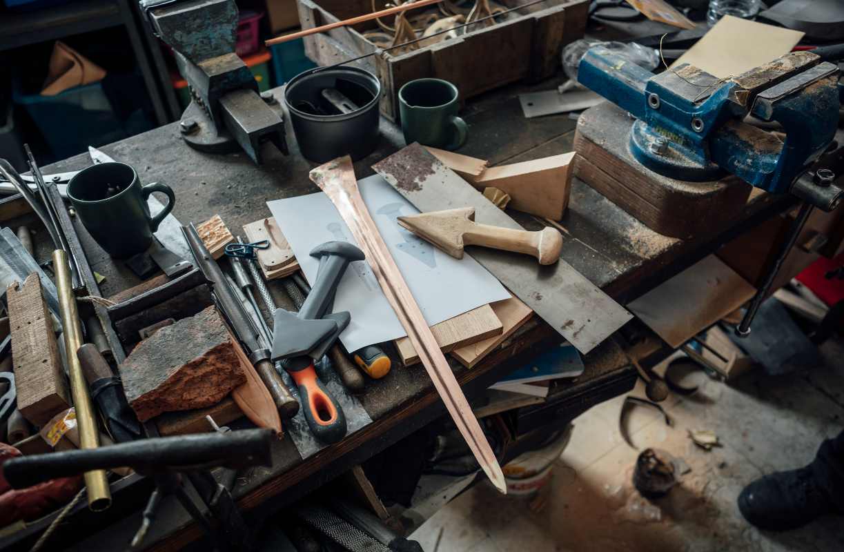 La primera espada ya fue entregada a la presidencia para recalar en el Museo Nacional de Abu Dabi. Foto: Mariano Zamorano.