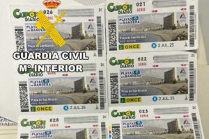 Boletos supuestamente premiados