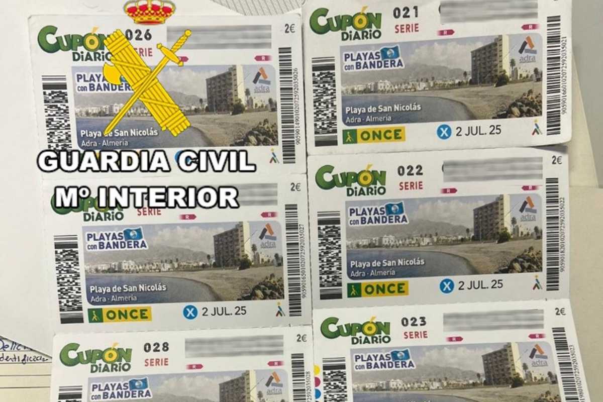 Boletos supuestamente premiados