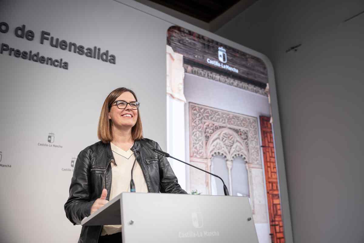 Esther Padilla, consejera portavoz del Gobierno de Castilla-La Mancha.