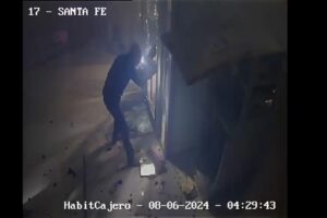 Robo con explosivos en cajeros