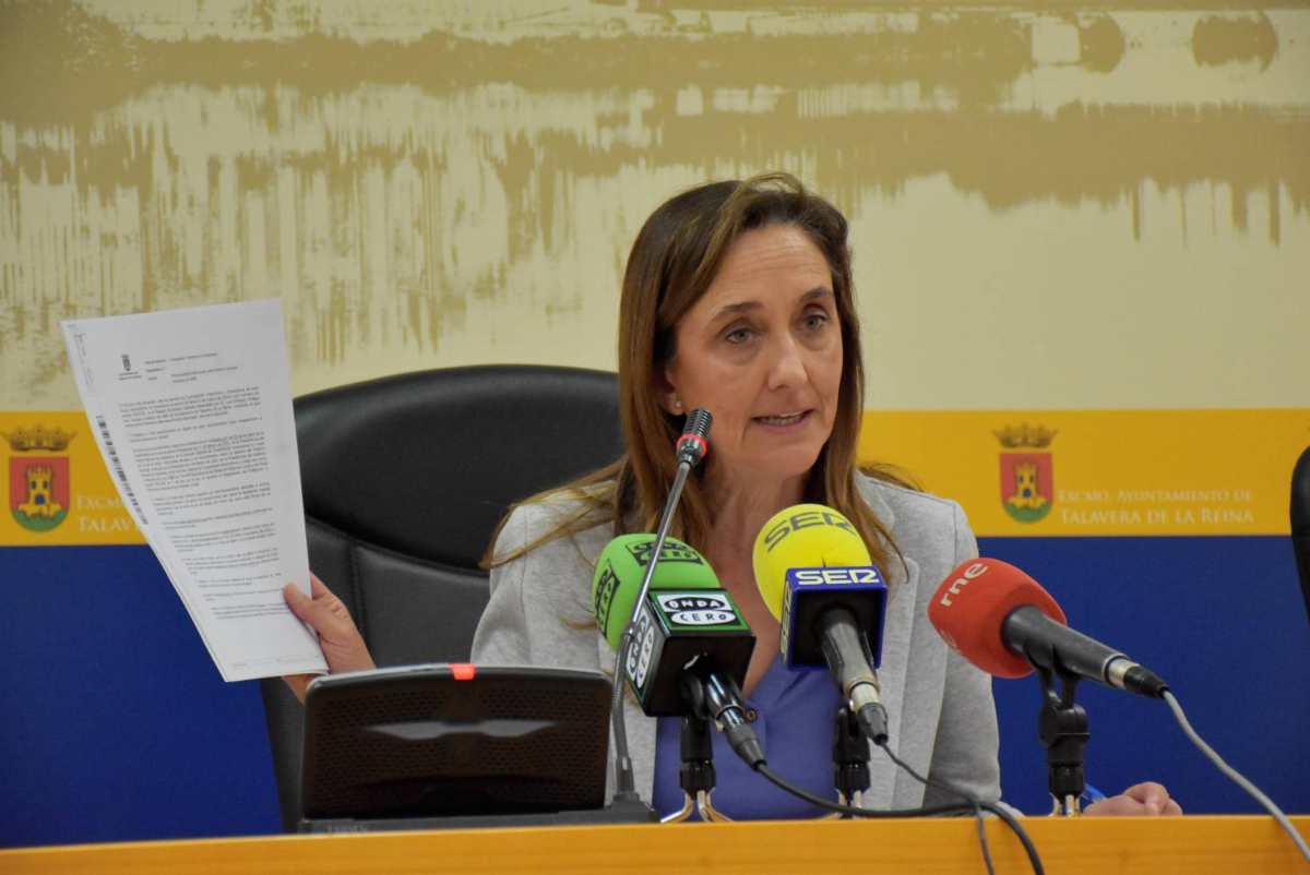 Foto de archivo de la viceportavoz del PSOE de Talavera, Flora Bellón.