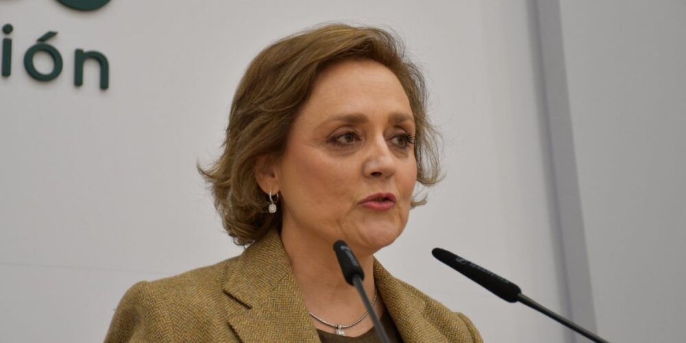 Soledad de Frutos, durante la rueda de prensa.