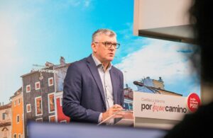 El presidente del Grupo Socialista en las Cortes de Castilla-La Mancha, Ángel Tomás Godoy.