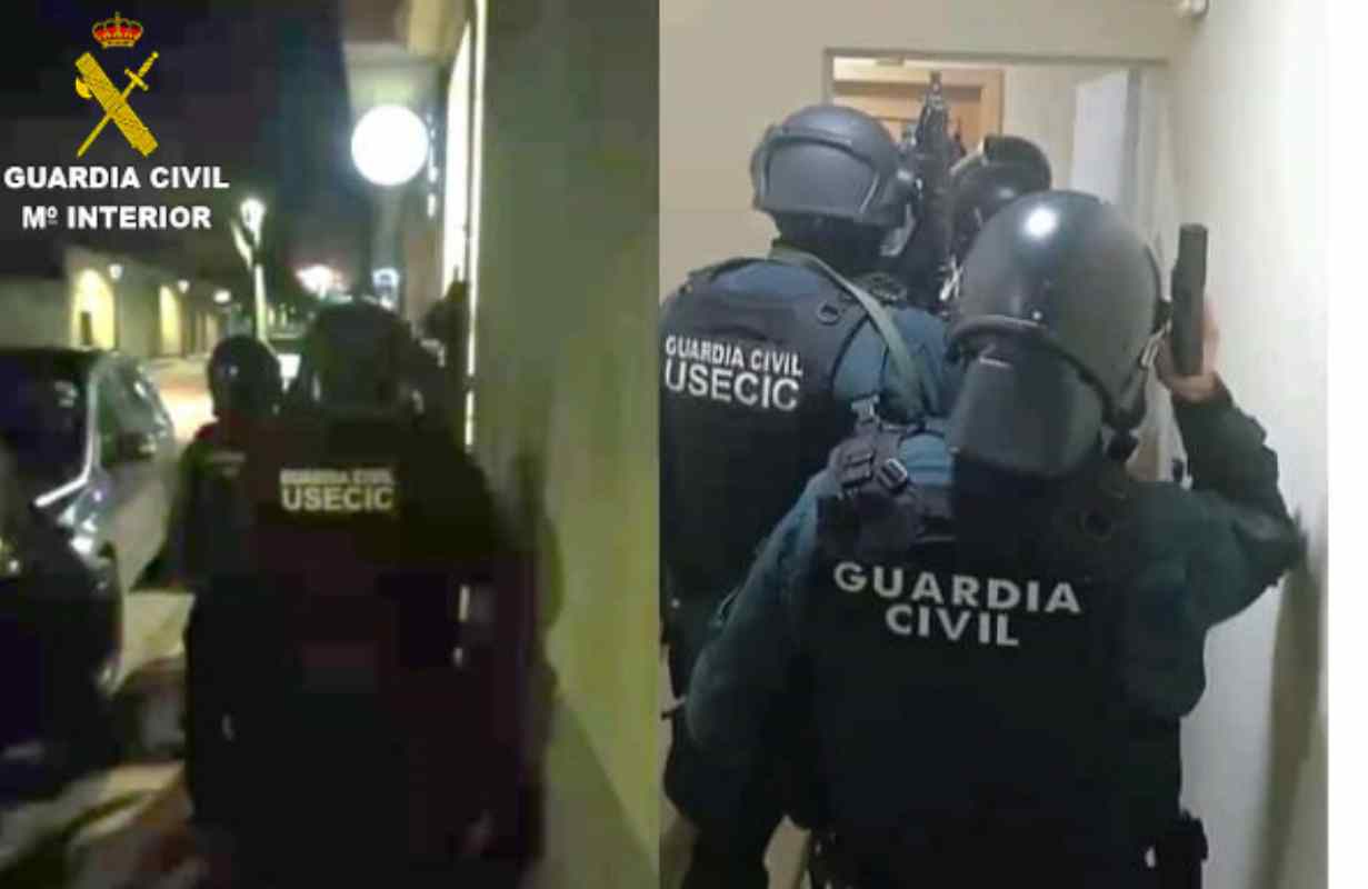 Imagen de la fase de explotación de la operación contra los robos en Cuenca.