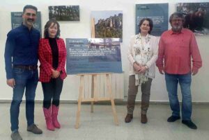 Inauguración de una exposición sobre El Hosquillo en la Biblioteca de Cuenca.