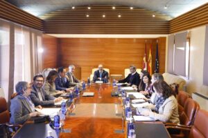 Comisión de Seguimiento del Pacto por la Infancia de Unicef Castilla-La Mancha y el Parlamento Autonómico. Foto: Carmen Tol2.
