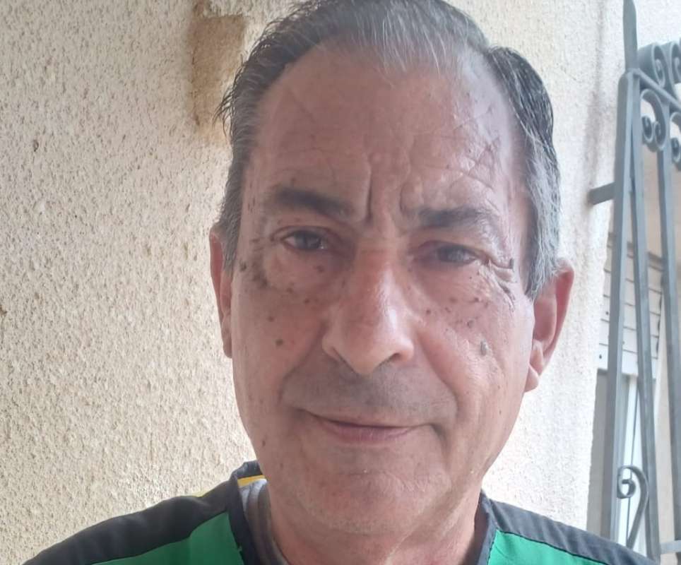 Javier Rodríguez Cogolludo, vendedor de la ONCE en Cobisa (Toledo).