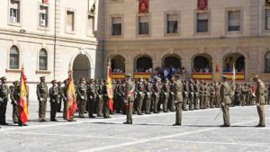 Jura de bandera en la Academia de Infantería de Toledo.