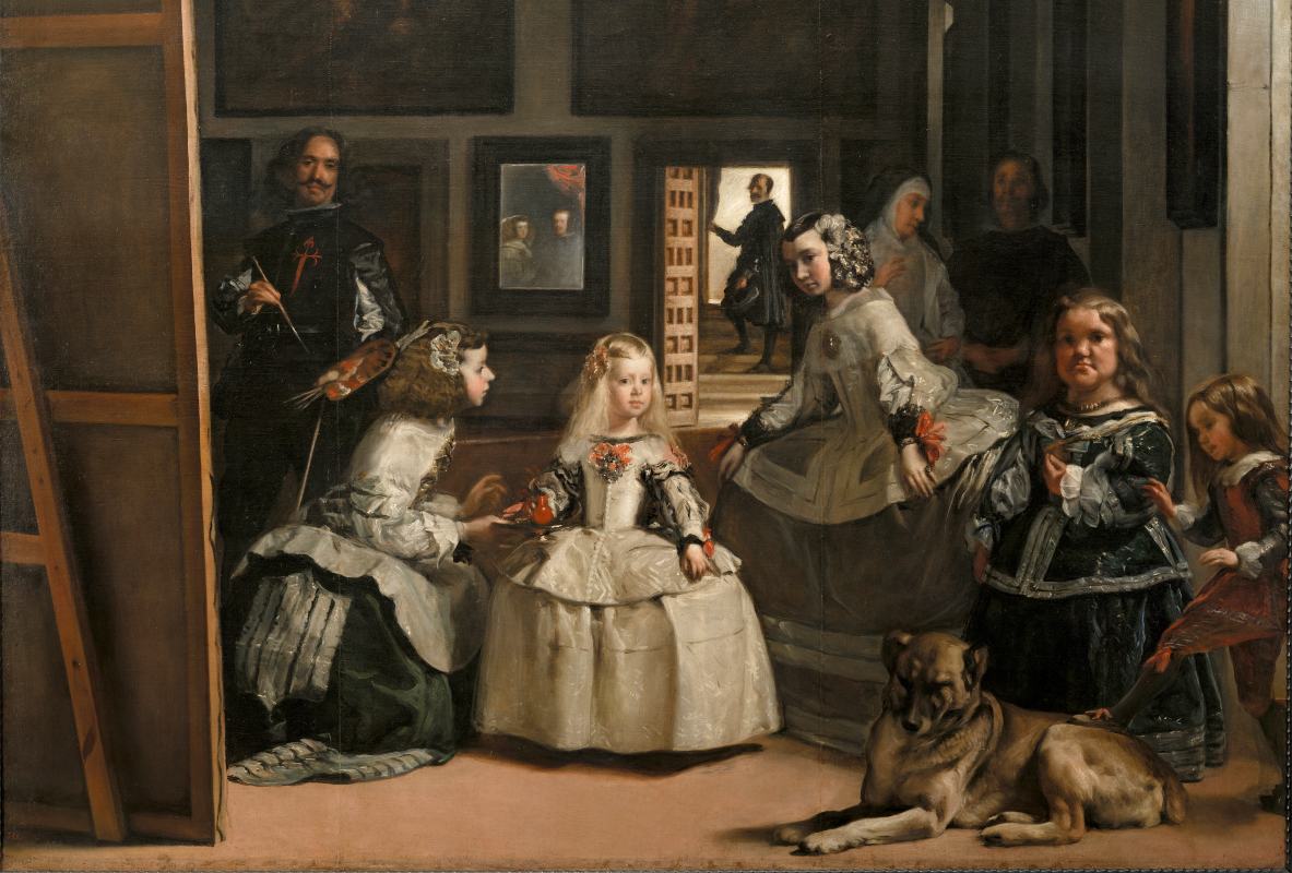 Cuadro de Las Meninas de Velázquez. CC wikipedia