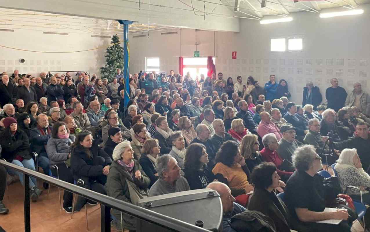 Una de las convocatorias de la plataforma de Campos del Paraíso contra la planta de biogás.