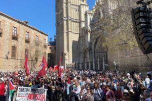 Marcha convocada en Toledo por la Plataforma No a la Guerra. Foto: CCOO