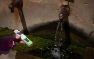 Medición en un agua del grifo.