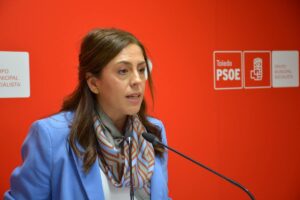 La portavoz socialista Noelia de la Cruz.