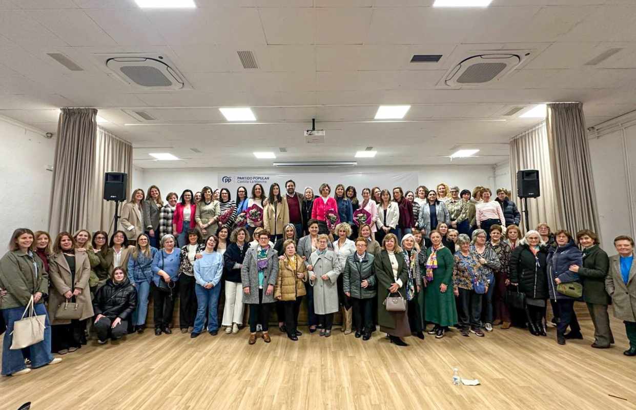 Acto del PP por el 8M en Bonete (Albacete).