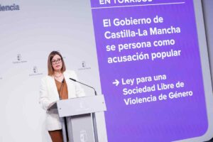La consejera portavoz del Gobierno de Castilla-La Mancha, Esther Padilla.