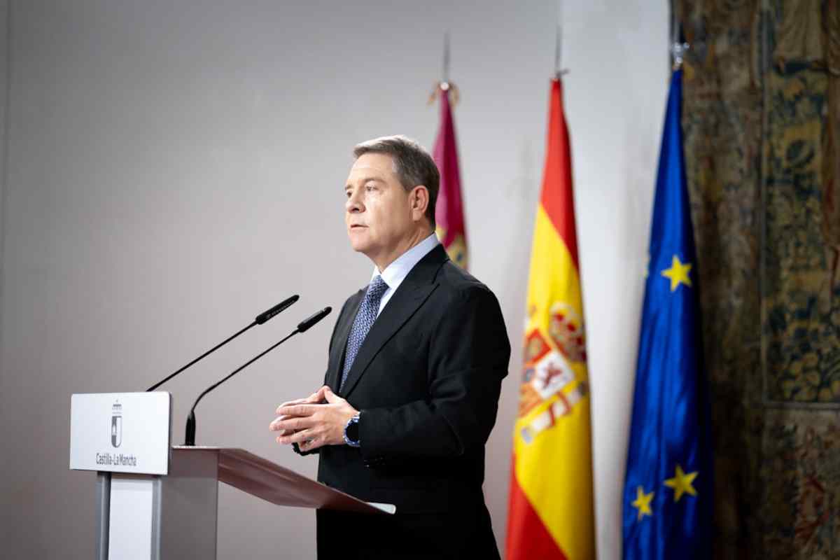 El presidente del Gobierno de Castilla-La Mancha, Emiliano García-Page.