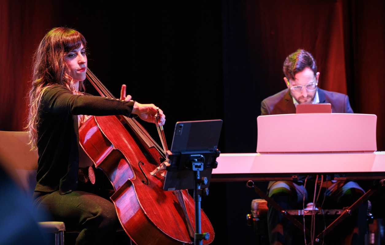Actuación musical en el acto celebrado en Almansa.