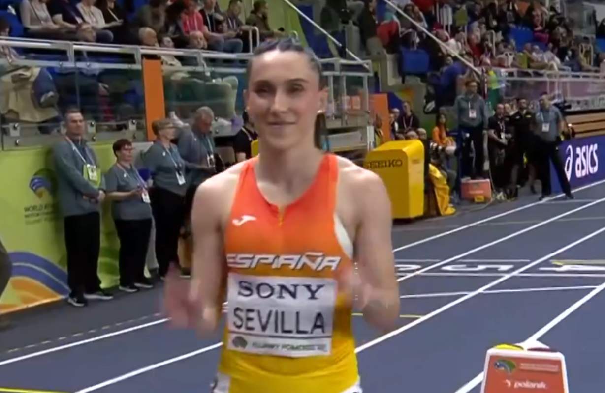 Paula Sevilla, antes de empezar su serie.