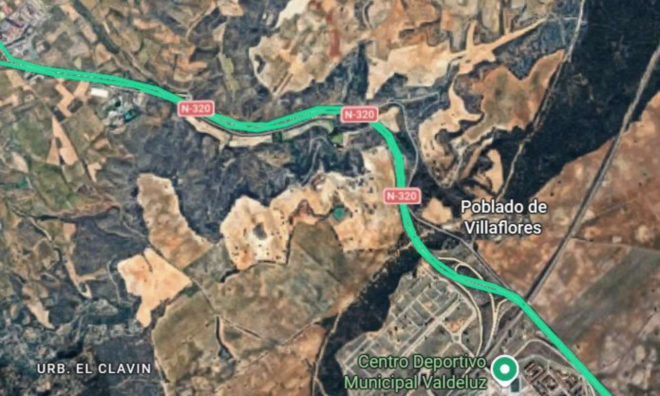 En una zona de campo próxima a la urbanización El Clavín