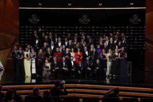 Foto de familia de los Premios Goya.