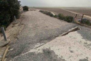 Uno de los puentes de Tembleque (Toledo) que presenta deficiencias