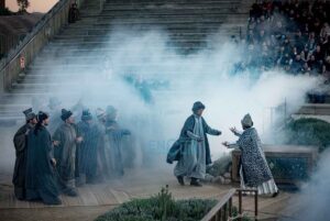 Un espectáculo de Navidad en Puy du Fou.