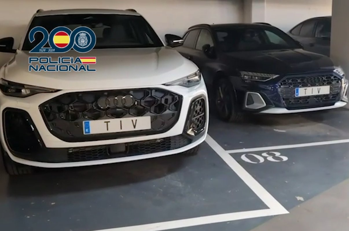 Vehículos de alta gama incautados