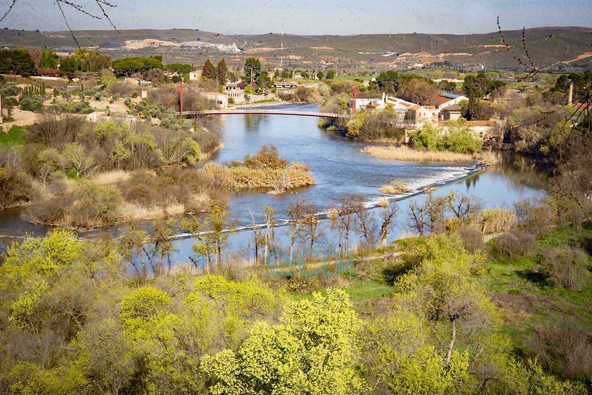 Río Tajo a su paso por el Puente de Polvorines. Foto: Rebeca Arango.