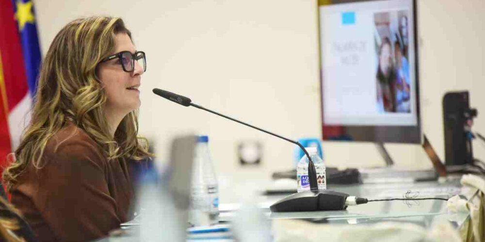 Tamara Pérez en la IX Jornada Soy Mujer. Foto: ENCLM/Rebeca Arango