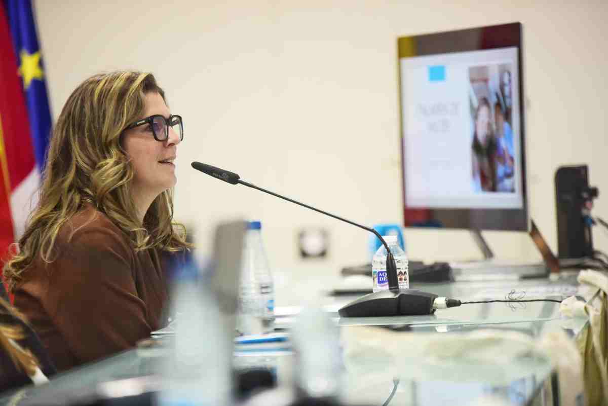 Tamara Pérez en la IX Jornada Soy Mujer. Foto: ENCLM/Rebeca Arango