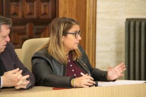 La portavoz del Grupo Socialista en la Diputación de Toledo, Tita García Élez.
