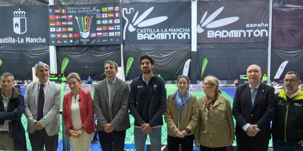 Milagros Tolón asistió a la tercera jornada del Torneo Internacional de Parabádminton que se celebra en Toledo.