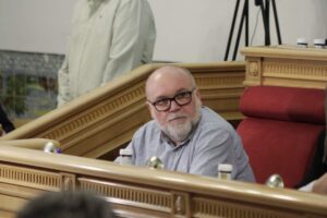 Txema Fernández, concejal de IU en el Ayuntamiento de Toledo.