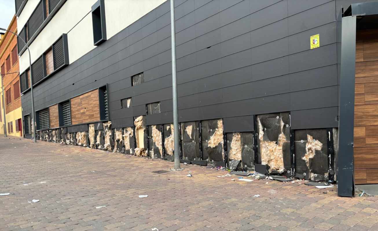 Vandalismo en el Centro del Buen Suceso de Albacete.