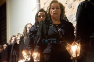 Procesión del Viernes de Dolores de Toledo en 2025. Foto: Rebeca Arango.