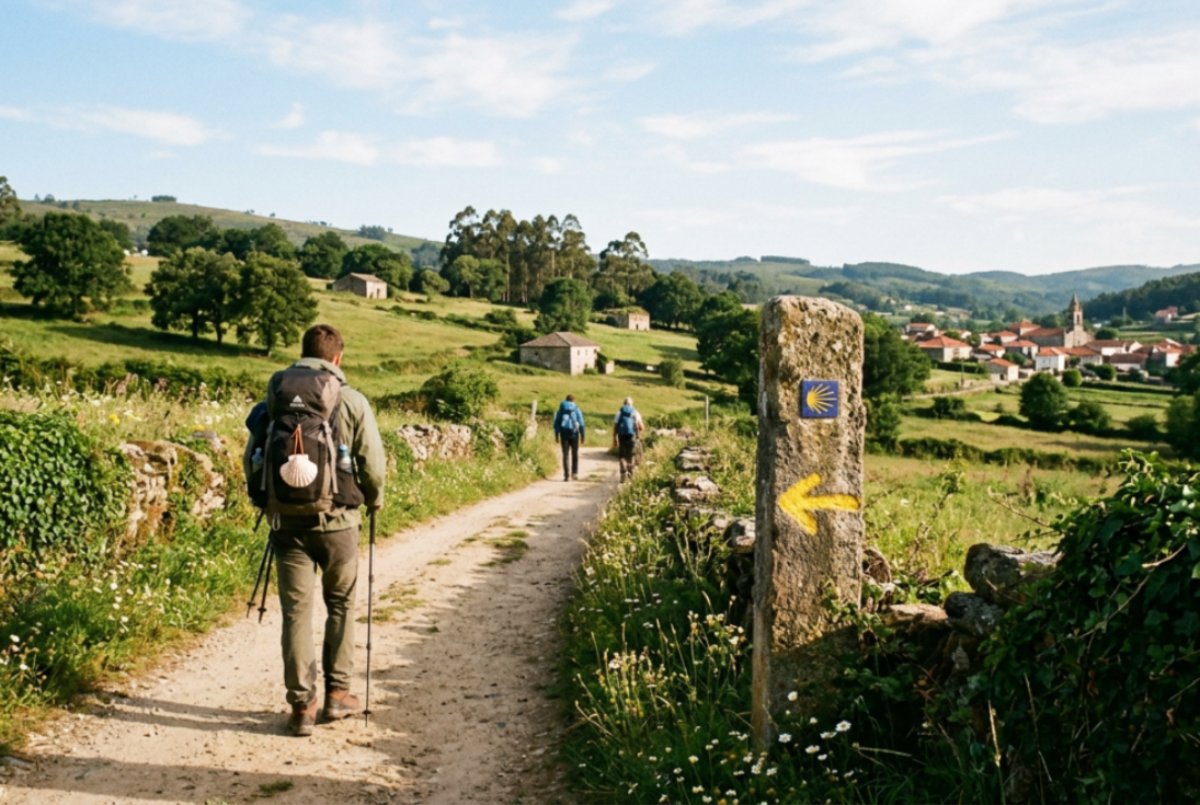 Camino de Santiago. Imagen de archivo
