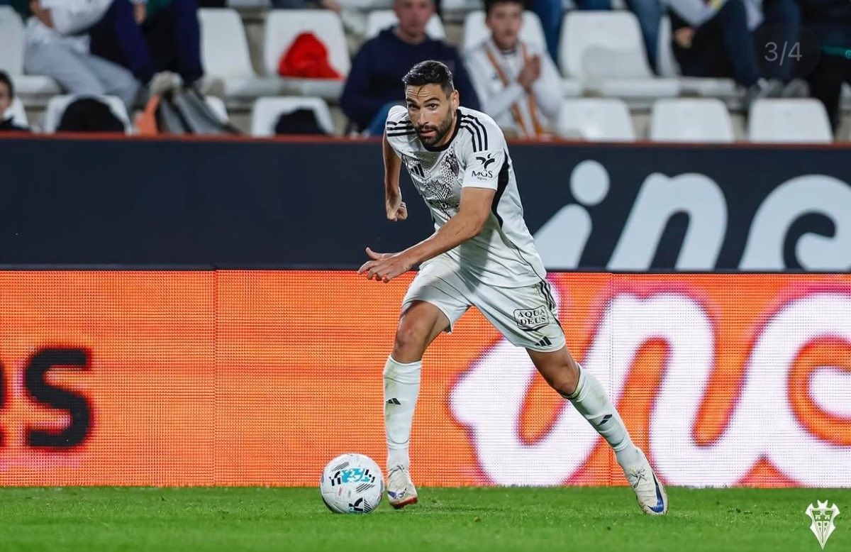 El jugador del Albacete Balompié, Antonio Puertas
