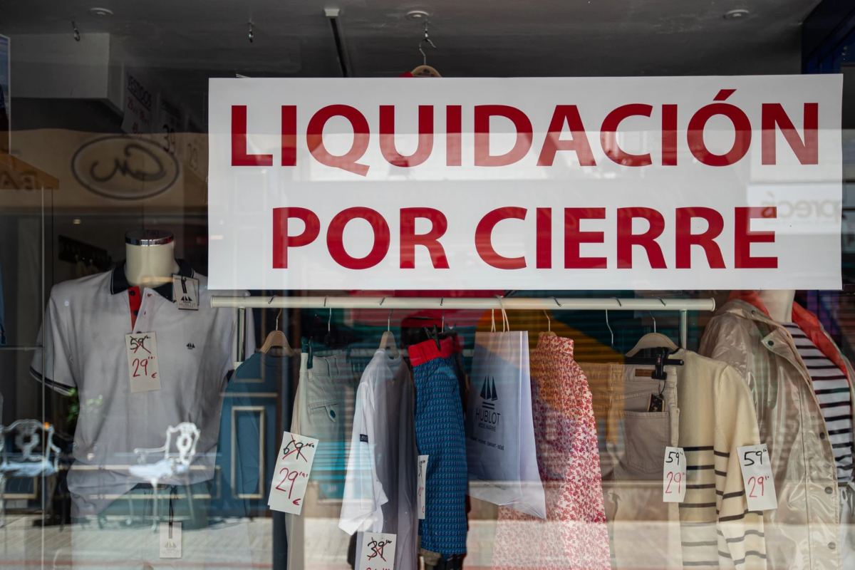 Imagen de archivo de un establecimiento próximo a su cierre