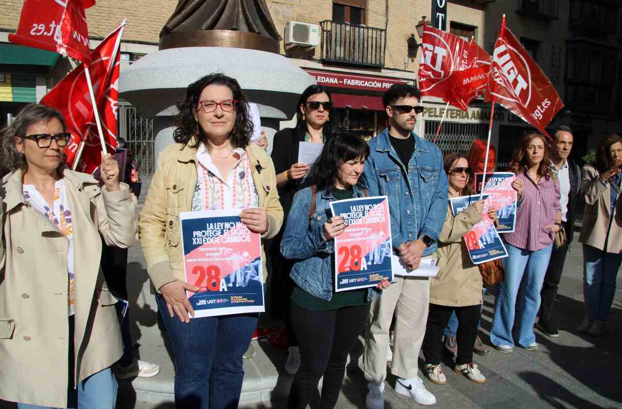 Manifestación de UGT en Toledo.