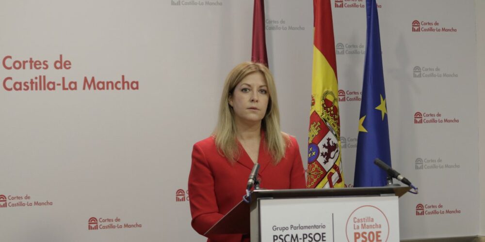 La portavoz del Grupo Parlamentario Socialista en las Cortes de Castilla-La Mancha, Ana Isabel Abengózar.