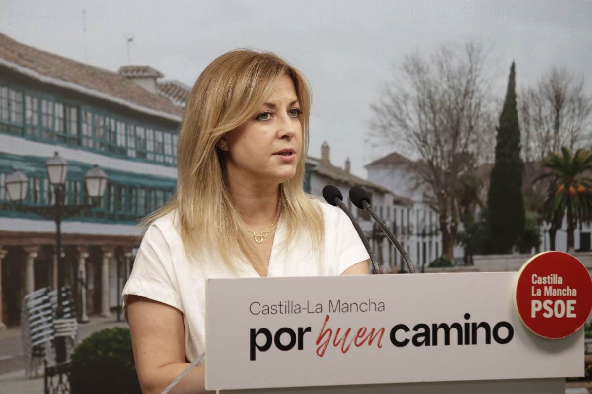 La portavoz del grupo socialista en las Cortes de Castilla-La Mancha, Ana Isabel Abengózar,