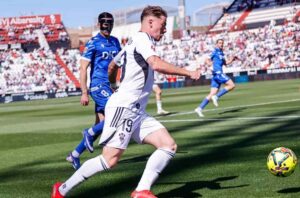 Instante del partido entre el Albacete y el Burgos. Foto: Albacete Balompié.
