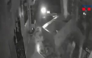 Momento de uno de los alunizajes.